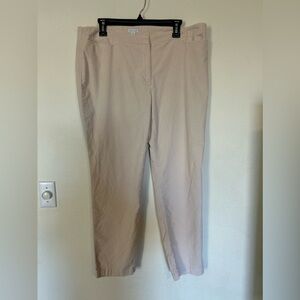 J. Jill Corduroy Womens 16 Petite Cream colored Pants
